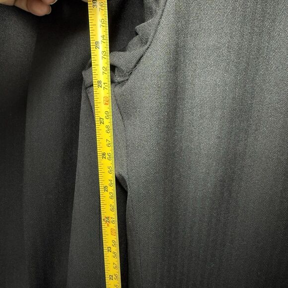 Paul Frederick Men’s 36x28 Black Pleated Dress Pants Cuffed Extended Waist - Picture 15 of 15